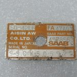 SAAB AISIN 50-42LE Automātiskās transmisijas slēdzis 4926937 5256060 4578563 FA47A01