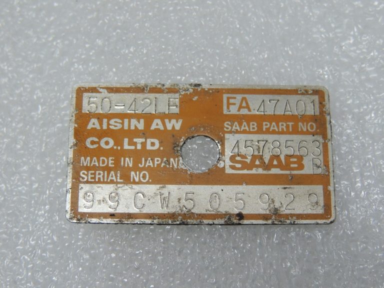 SAAB AISIN 50-42LE Automātiskās transmisijas ātruma sensors 8781932 4578563 FA47A01