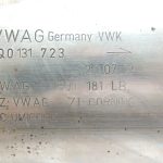 Skoda Audi Seat VW 1.5TSi katalītiskais neitralizators 5QA254502NX