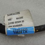 Renault Trafic III akumulatora vadu instalācija negatīvs 240800232R 93455626