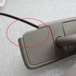 Volvo V60 I Saules aizsarglīdzeklis ar apgaismojumu labajā pusē, pelēks audums 39836334 39836331
