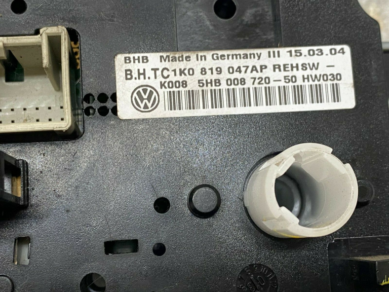 Volkswagen Caddy apkures vadības bloks 1k0819047 1k0819047AP