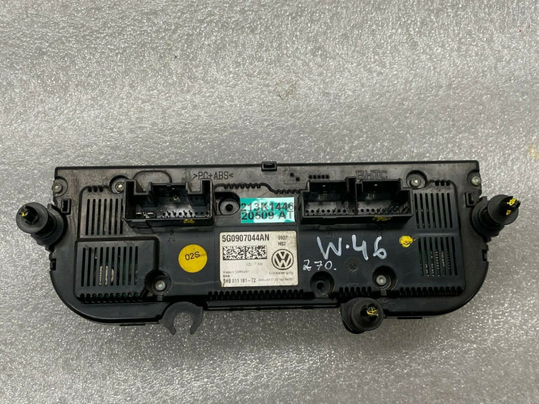Volkswagen Golf 7 Oriģināls klimata kontroles bloks Klimata kontrole 5g0907044 5g0907044AN
