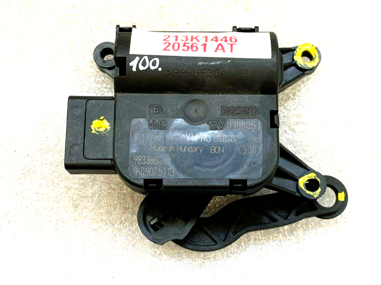 VW Golf 5 VW Audi Sēdekļu piedziņas temperatūras vārsts 1K0907511B
