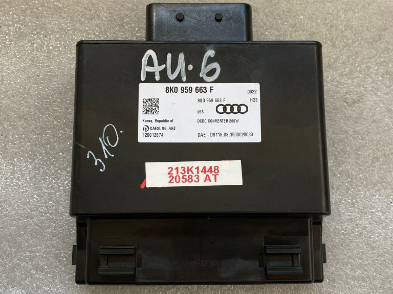 Audi A6 VW vadības bloks sprieguma stabilizators 200W 8k0959663f