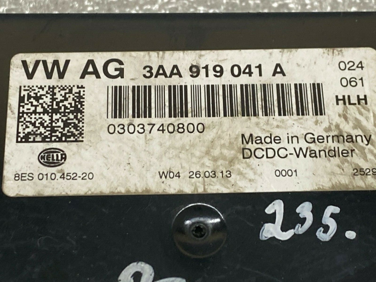 VW Skoda Skoda Seat Audi Sprieguma stabilizatora modulis 3aa919041a