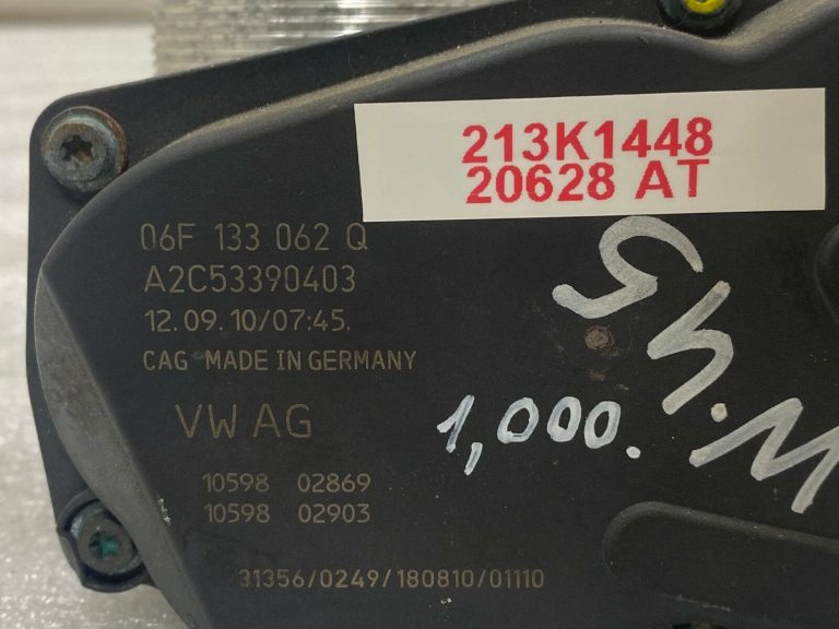 VW Audi Audi Seat Skoda Skoda Droseles vārsts 06F133062Q A2C53390403