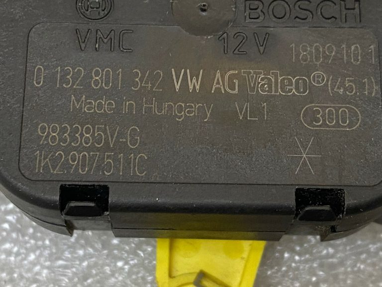 Skoda VW VW Audi stāvvietas apsildītāja atloka pozicionēšanas motors 0132801342 1k2907511c