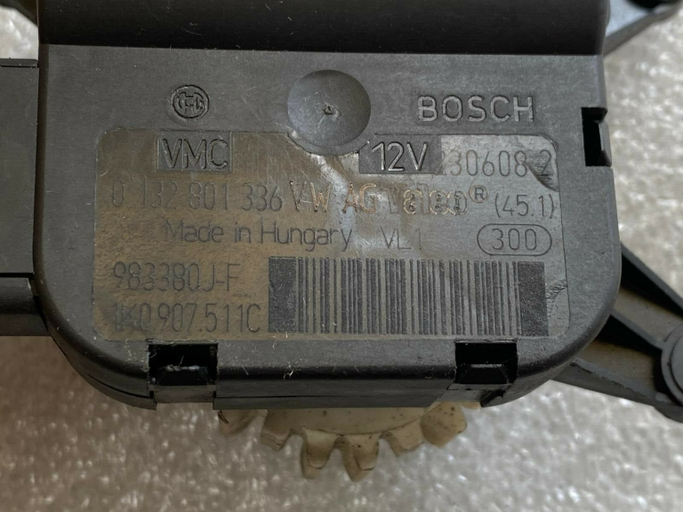 Audi VW VW Skoda Original aktuators apkures gaisa kondicionēšanas 1k0907511c 0132801336