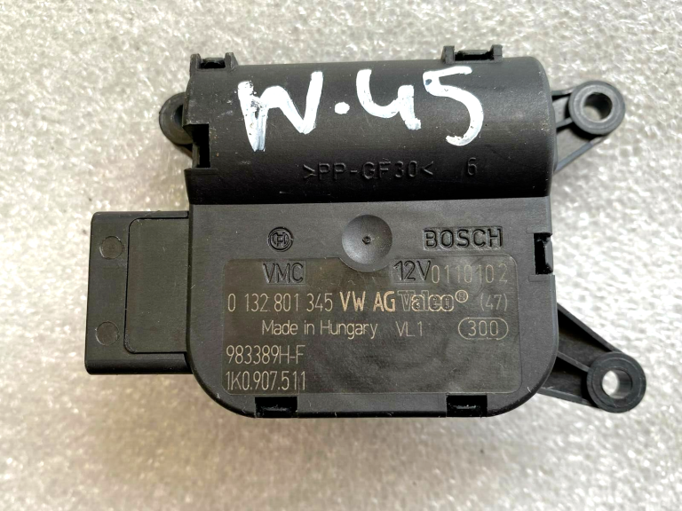 VW Skoda Seat gaisa kondicioniera apsildes sildītāja vāka piedziņa 1k0907511 0132801345