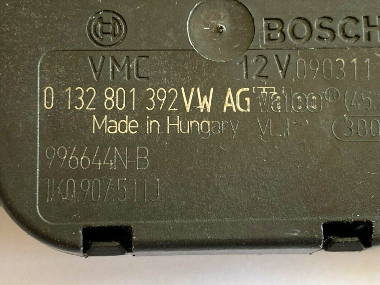 VW Skoda Audi Audi sildītāja temperatūras vārsta motora elektromagnētiskais vārsts 1k0907511j 0132801392