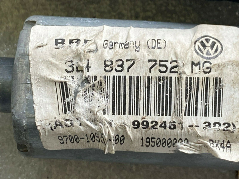 VW logu regulatora motora priekšējais labais logu regulators 3b4837752mg