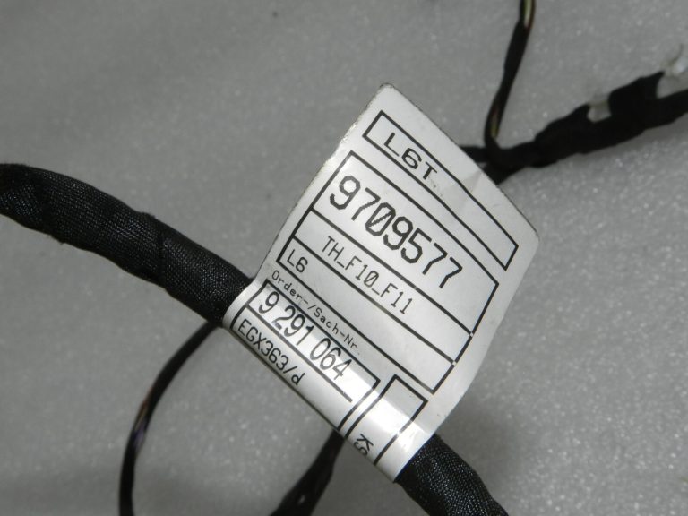 BMW 5. sērijas F10 Facelift LCI aizmugurējo durvju elektroinstalācijas siksna kreisajā/labajā pusē 51217231933