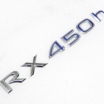 Oriģinālā Lexus RX 450h aizmugurējā vāka emblēma, plāksnītes logo 75443-48140