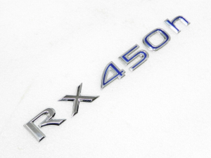 Oriģinālā Lexus RX 450h aizmugurējā vāka emblēma, plāksnītes logo 75443-48140
