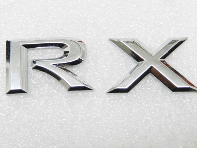 Oriģinālā Lexus RX 450h aizmugurējā vāka emblēma, plāksnītes logo 75443-48140