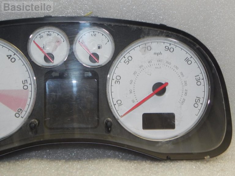 Peugeot 307 MILEN Diesel instrumentu klastera spidometrs MPH INSTRUMENTU KLUSTS