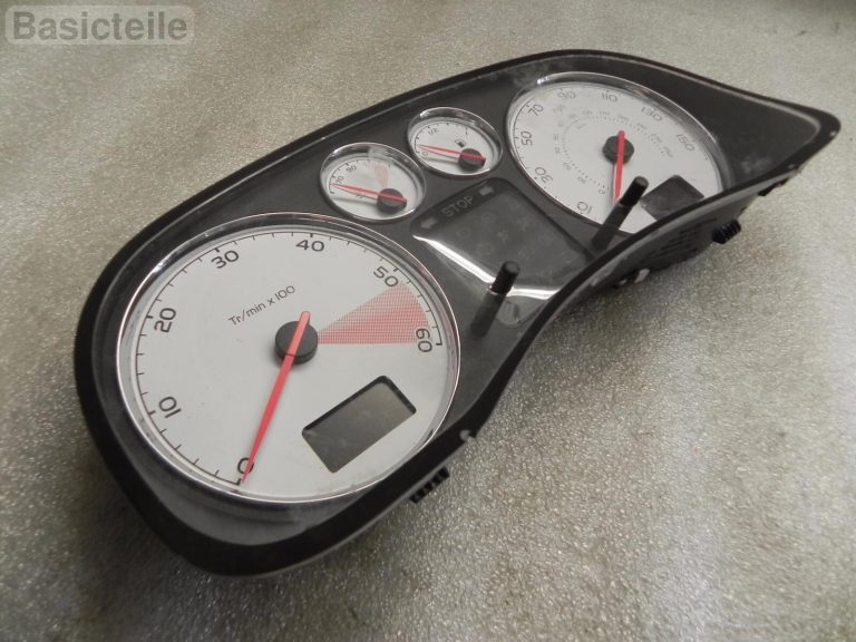 Peugeot 307 MILEN Diesel instrumentu klastera spidometrs MPH INSTRUMENTU KLUSTS