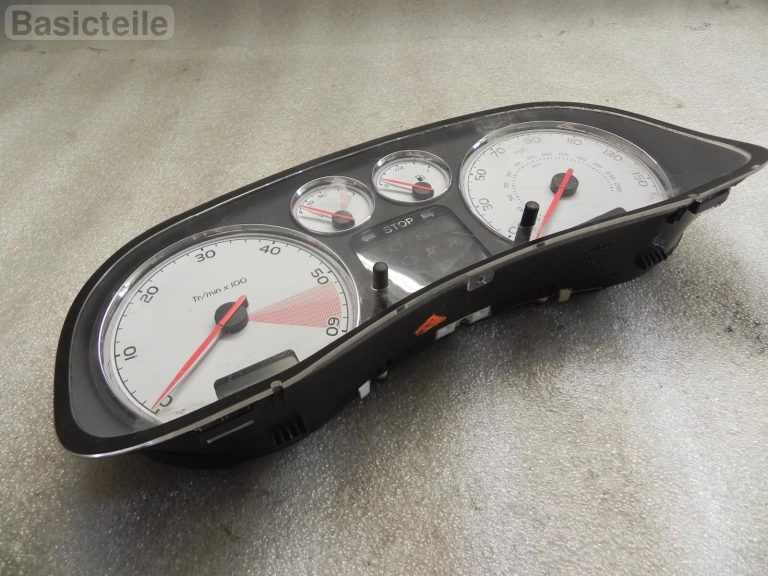 Peugeot 307 MILEN Diesel instrumentu klastera spidometrs MPH INSTRUMENTU KLUSTS