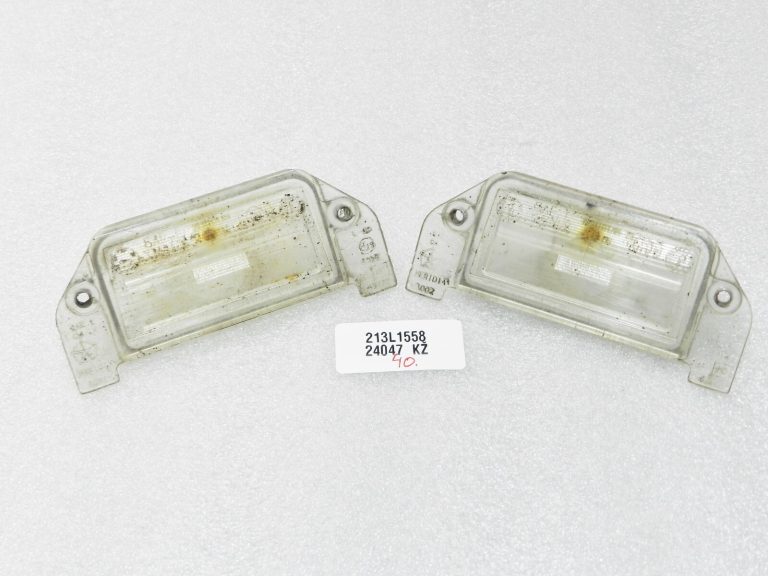 Oriģinālais Lancia Thema II 300C numura zīmes apgaismojuma korpuss, pāris 04805846AA