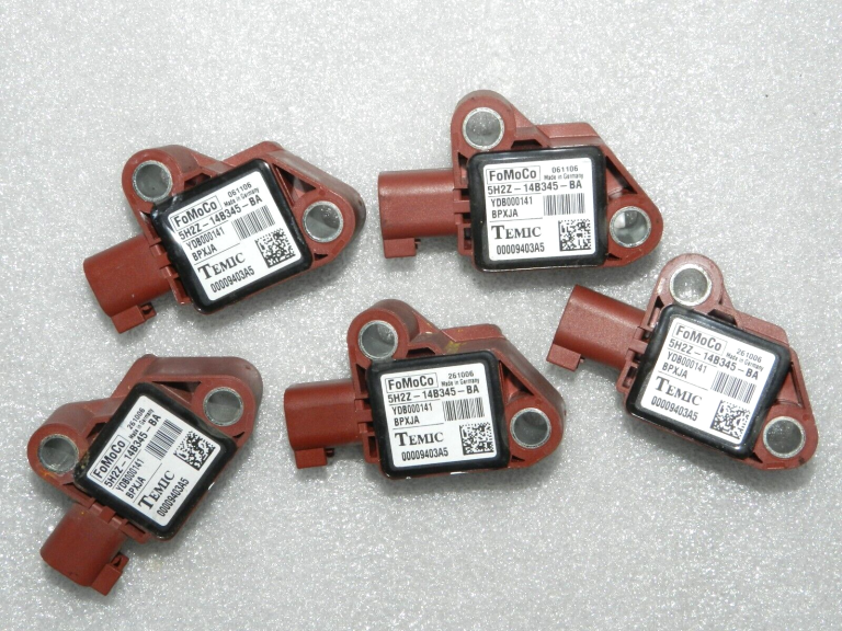 Range Rover L320 Discovery 3 gaisa spilvenu sensoru komplekts 5x YDB000141, 5H2Z-14B345-BA