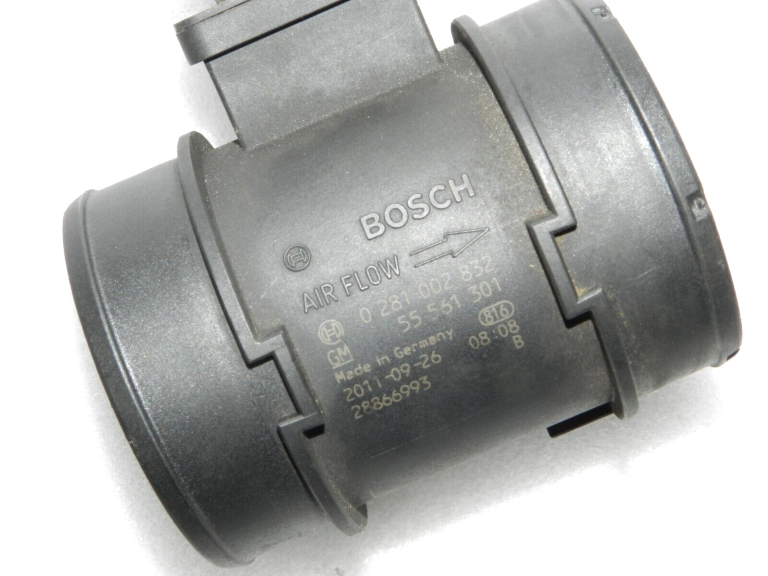 BOSCH Opel Zafira Astra H 1.7 CDTi masas gaisa plūsmas sensors LMM MAF 55561301, 0281002832