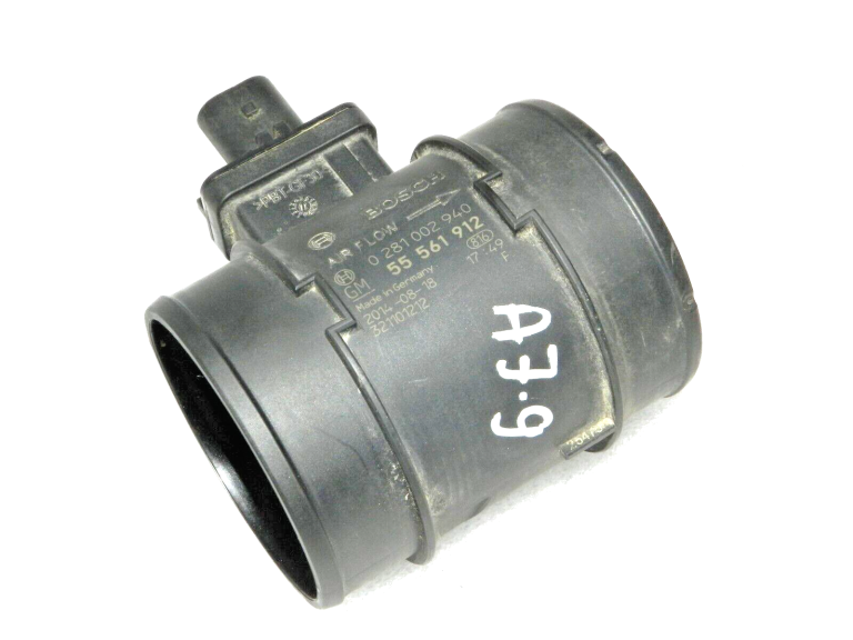 BOSCH Opel Zafira Astra H 1.7 CDTi masas gaisa plūsmas sensors LMM MAF 55561912, 0281002940