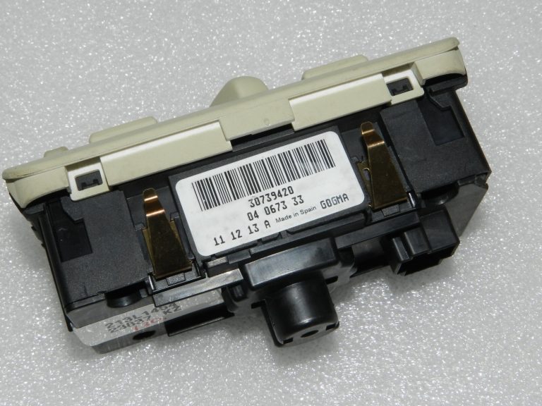 Volvo V60 I S60 II Light Switch Soft Beige 31443849, 30739420 Original