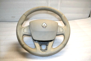 Рулевое колесо Renault Grand Scenic III кожаное с подушкой безопасности 985705473R HARM06