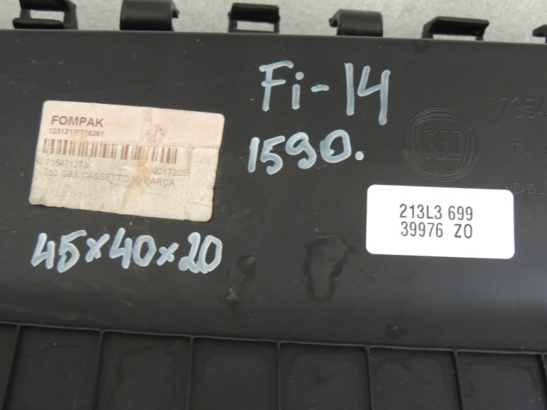 Fiat Doblo 263 cimdu lodziņš ar atslēgas pogu 735498646