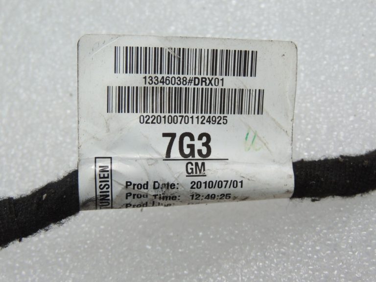 Opel Meriva B durvju instalācija aizmugurējā labajā pusē 13362987