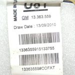 Opel Meriva B jumta vadu instalācija 13363559 13320359