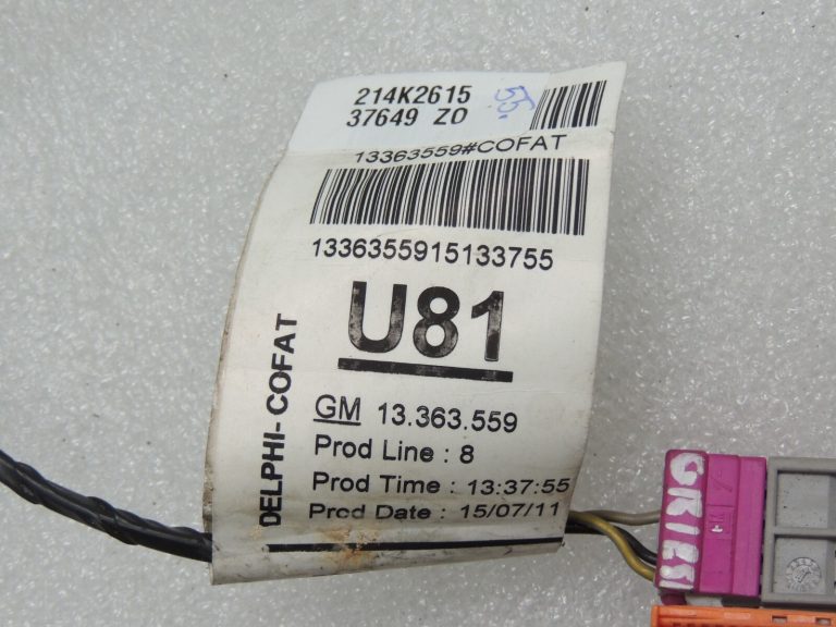 Opel Meriva B jumta vadu instalācija 13363559 13320359