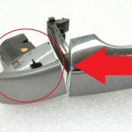 OEM Renault Espace V JFC Ārējais labās puses durvju rokturis GREY TEKNG 806064489R