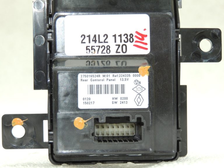 OEM Renault Espace V JFC Clima vadības panelis Clima vadības panelis 275016524R