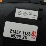 OEM Renault Espace V JFC sēdekļa regulēšanas slēdzis kreisais 285669861R