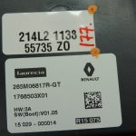 OEM Renault Espace V JFC sēdekļa slēdzis 285M05476R, 285M06817R