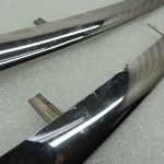 Peugeot 2008 priekšējā bampera crom molding vāks 1610144980