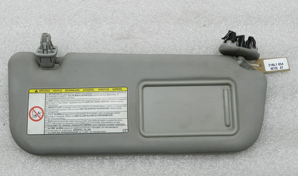 Toyota Avensis T27 oriģināls saules aizsarglīdzeklis labajā pusē 7431005270B0