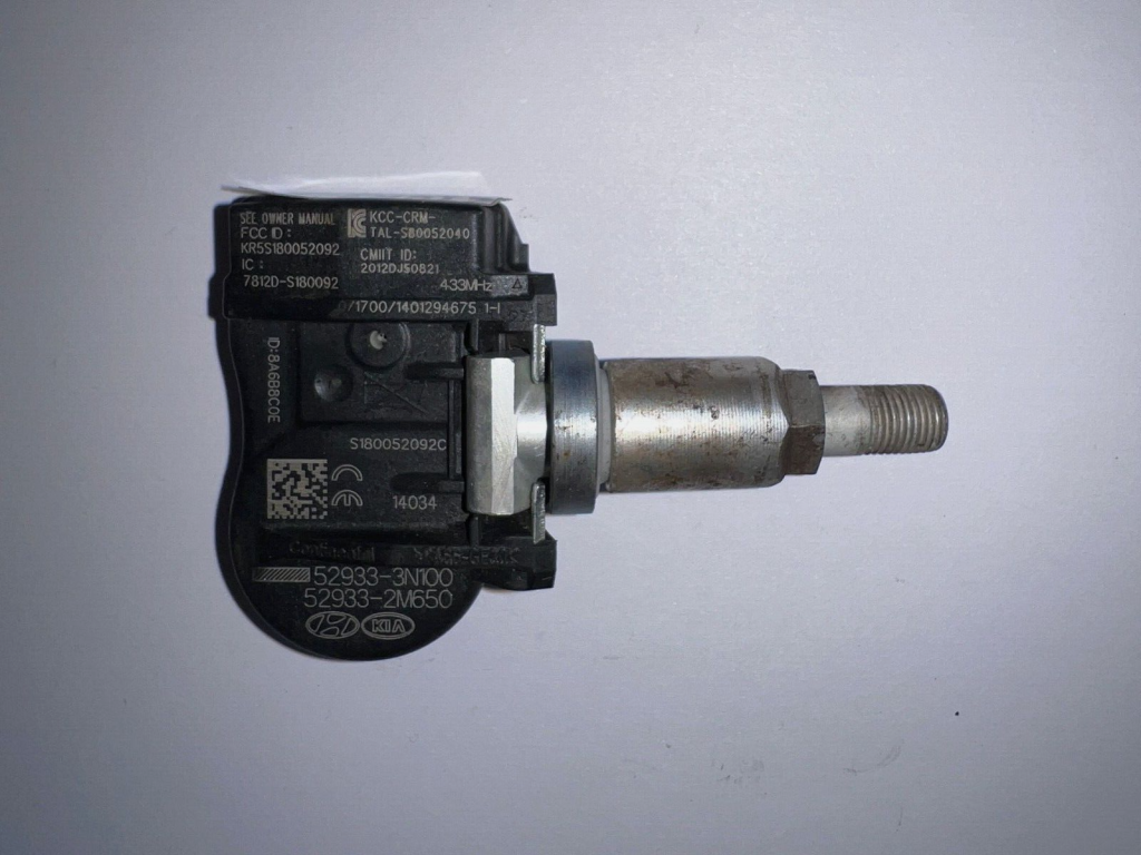 Hyundai tire pressure sensor 529333n100 529332m650