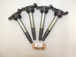Toyota Corolla E18 1.6i Auris Avensis Yaris Prius Aizdedzes spoles komplekts x4 90919-02258