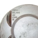 4x OEM virzuļa Opel 1.8i A18XER ar gredzeniem standarta 55567934 55568927 12992353