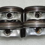 4x OEM virzuļa Opel 1.8i A18XER ar gredzeniem standarta 55567934 55568927 12992353
