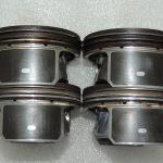 4x OEM virzuļa Opel 1.8i A18XER ar gredzeniem standarta 55567934 55568927 12992353
