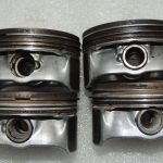 4x OEM virzuļa Opel 1.8i A18XER ar gredzeniem standarta 55567934 55568927 12992353