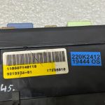 MINI COOPER R57 Vadības bloka drošinātāju kārba Fuse BOX 9213373