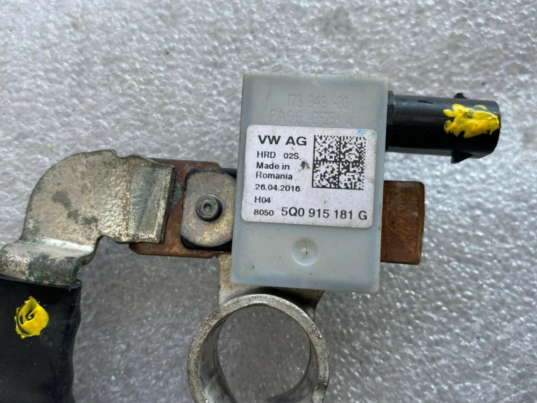 Škoda Superb III B8 3V negatīva akumulatora kabeļa galvenais strāvas sensors 5Q0915181G