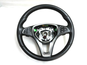 Mercedes W205 Ādas stūres rats Ādas stūres rats Daudzfunkcionāls ādas stūres rats