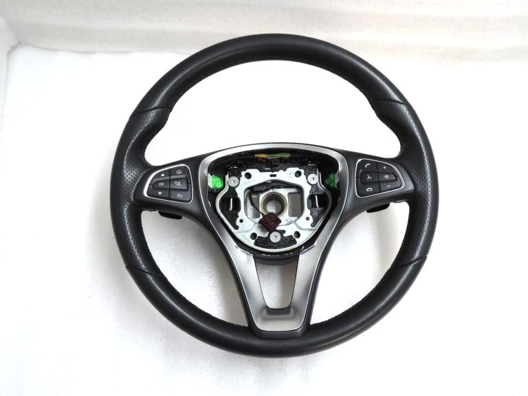 Mercedes W205 Ādas stūres rats Ādas stūres rats Daudzfunkcionāls ādas stūres rats