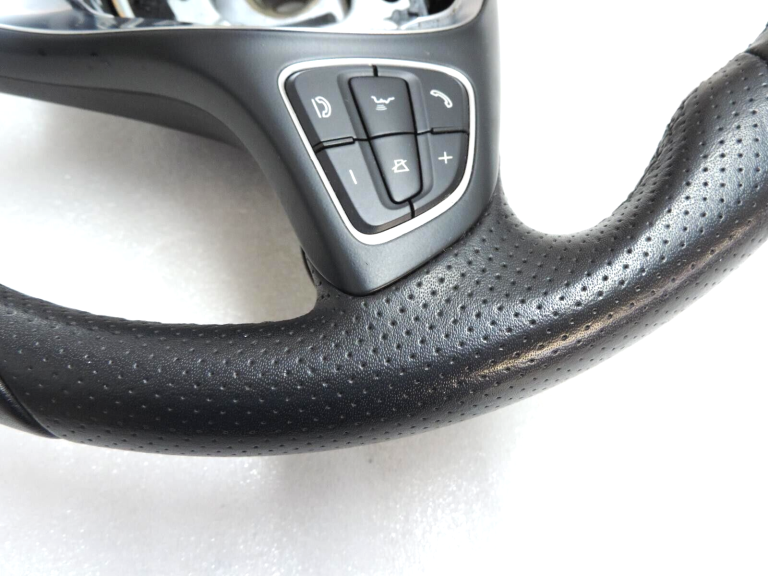 Mercedes W205 Ādas stūres rats Ādas stūres rats Daudzfunkcionāls ādas stūres rats